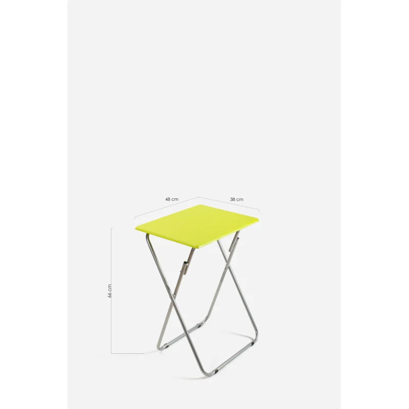 MESA DE MADERA PLEGABLE RECTANGULAR - 48X38X66 cm