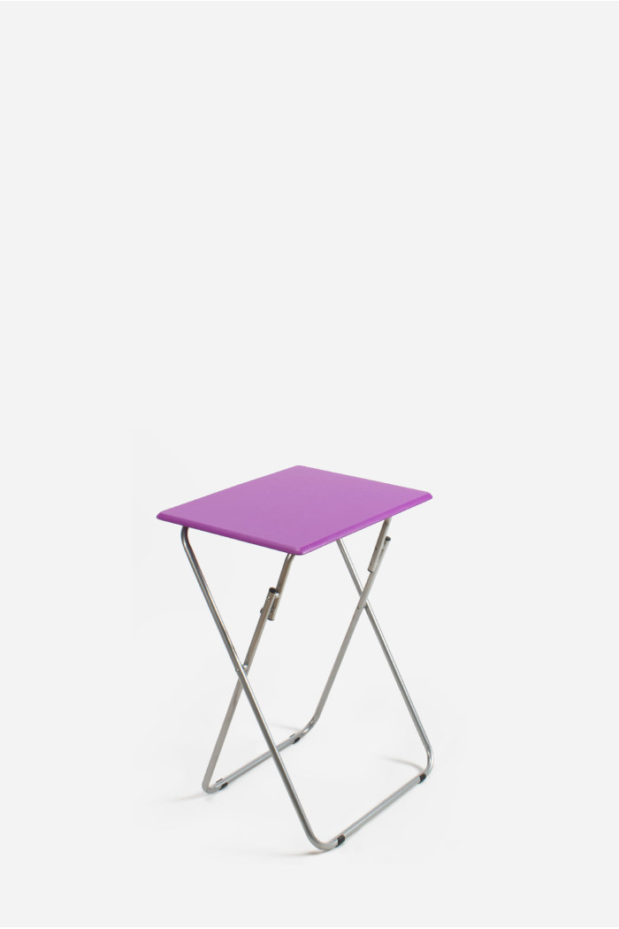 MESA DE MADERA PLEGABLE RECTANGULAR - 48X38X66 cm