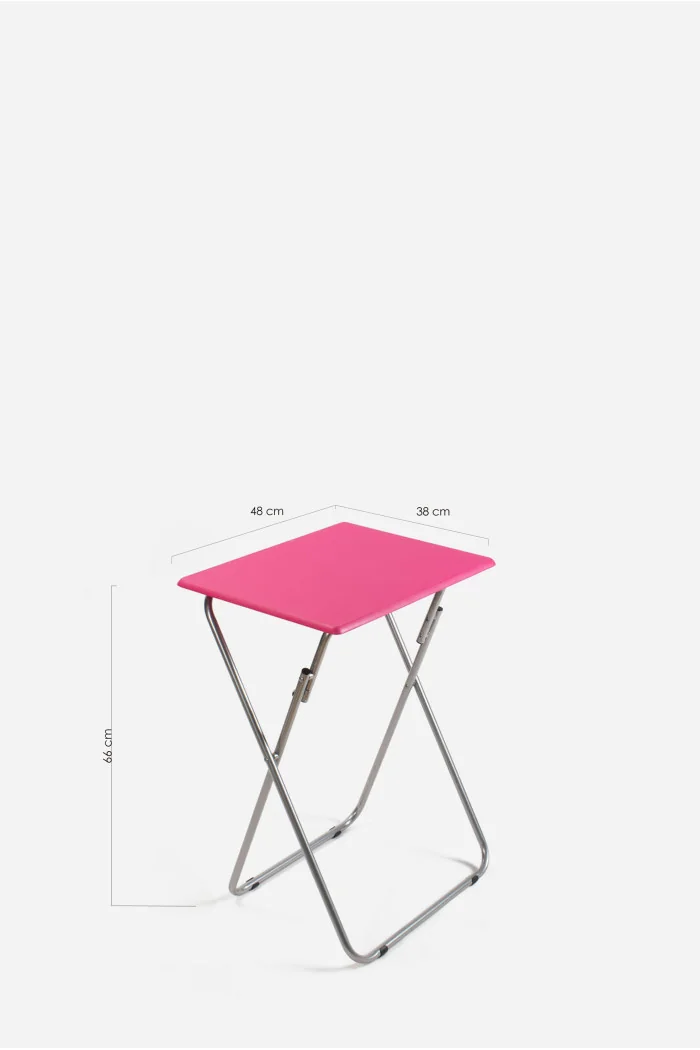 MESA DE MADERA PLEGABLE RECTANGULAR - 48X38X66 cm
