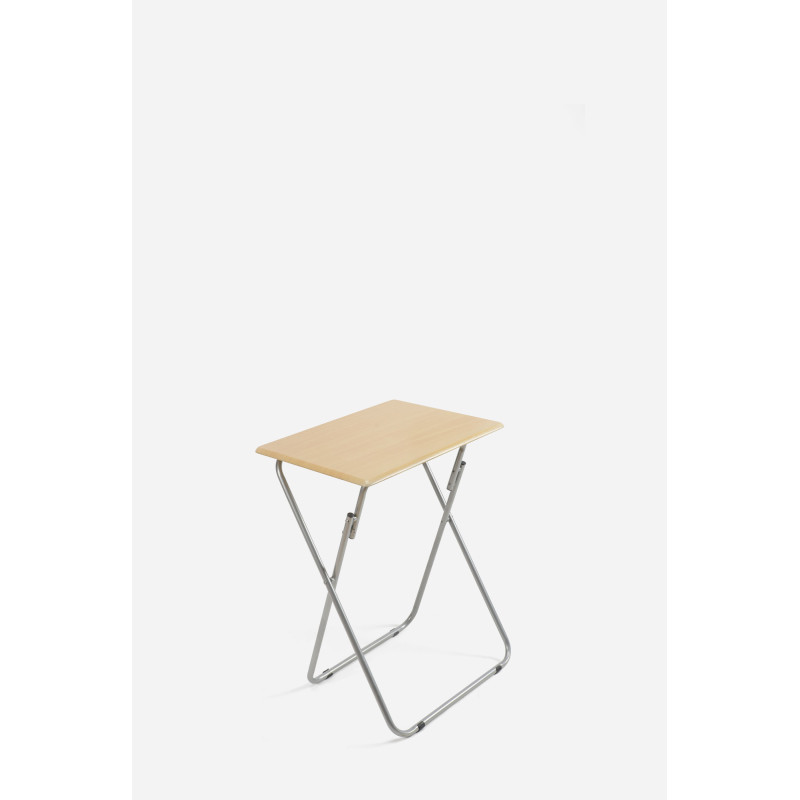 MESA DE MADERA PLEGABLE RECTANGULAR - 48X38X66 cm
