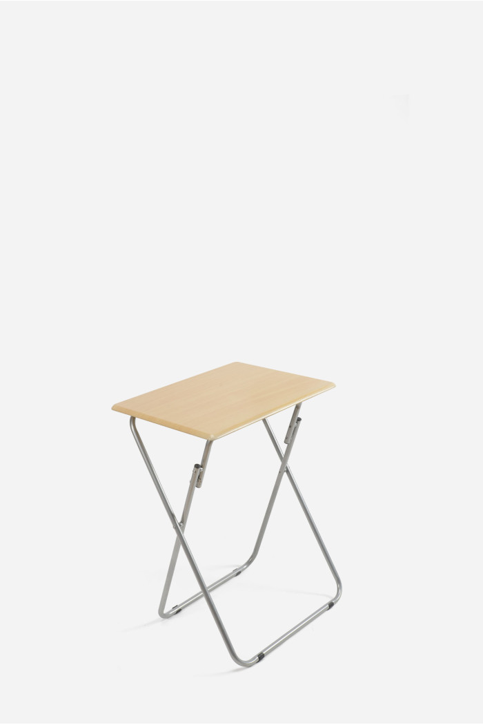 MESA DE MADERA PLEGABLE RECTANGULAR - 48X38X66 cm
