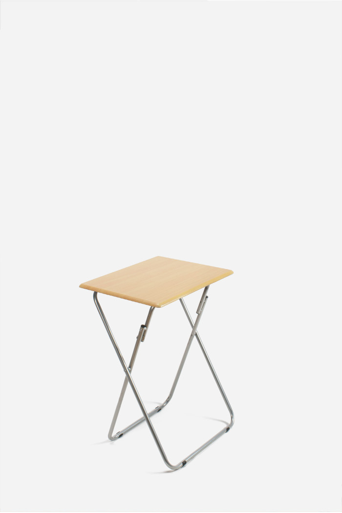 MESA DE MADERA PLEGABLE RECTANGULAR - 48X38X66 cm