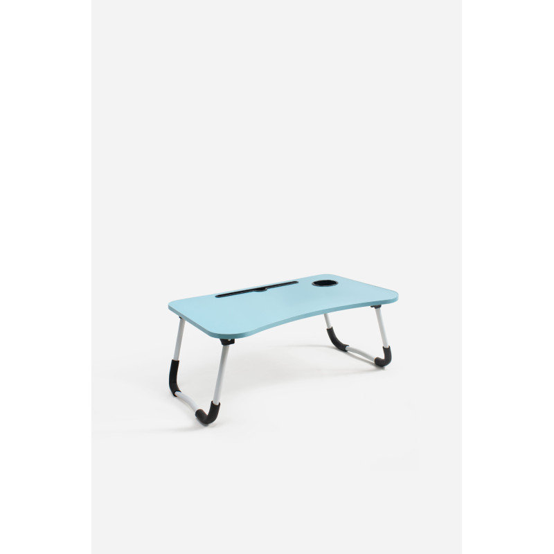 Bandeja de Cama Plegable con Posavasos (60x40x26 cm) - Varios Tonos