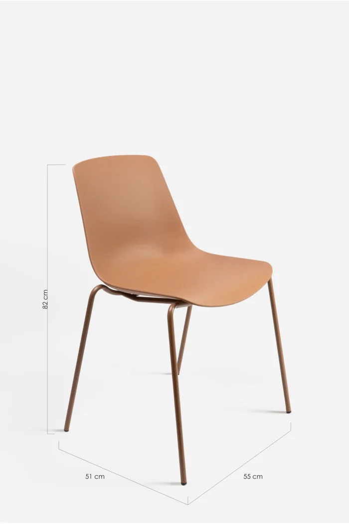 Silla de Comedor de 55x51x82 cm - Milán