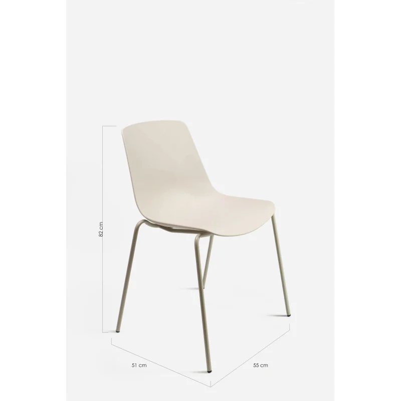 Silla de Comedor de 55x51x82 cm - Milán