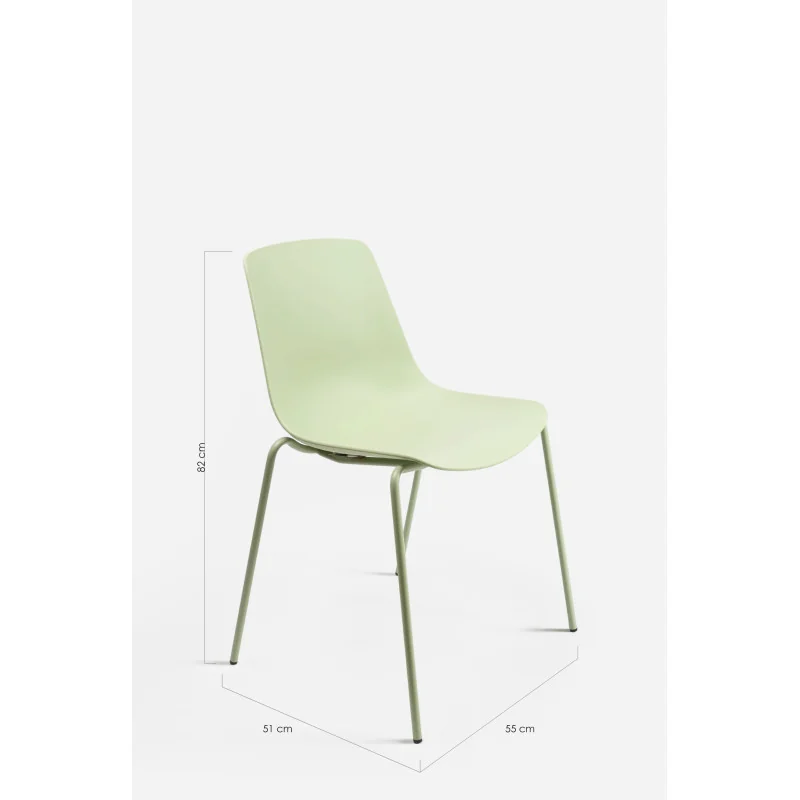 Silla de Comedor de 55x51x82 cm - Milán