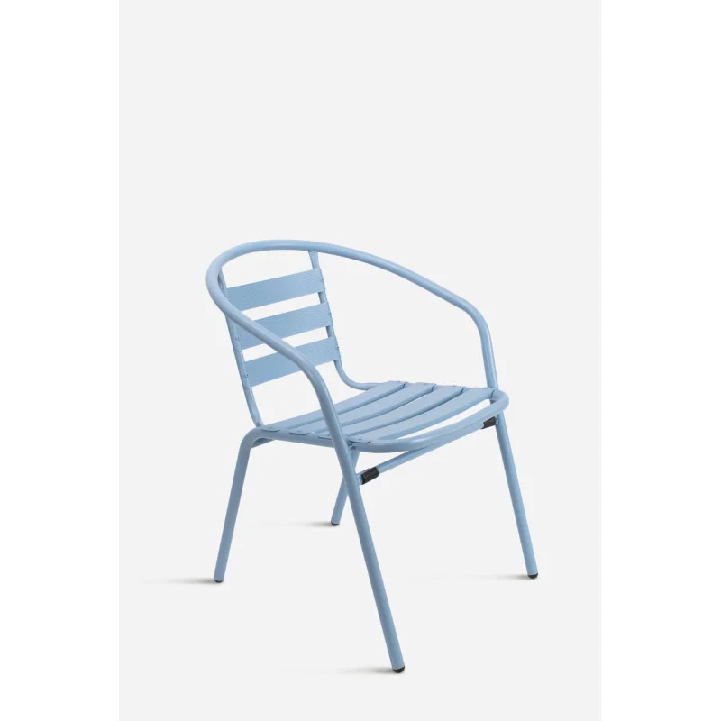 Silla de Jardín Aluminio-Ulma-celeste