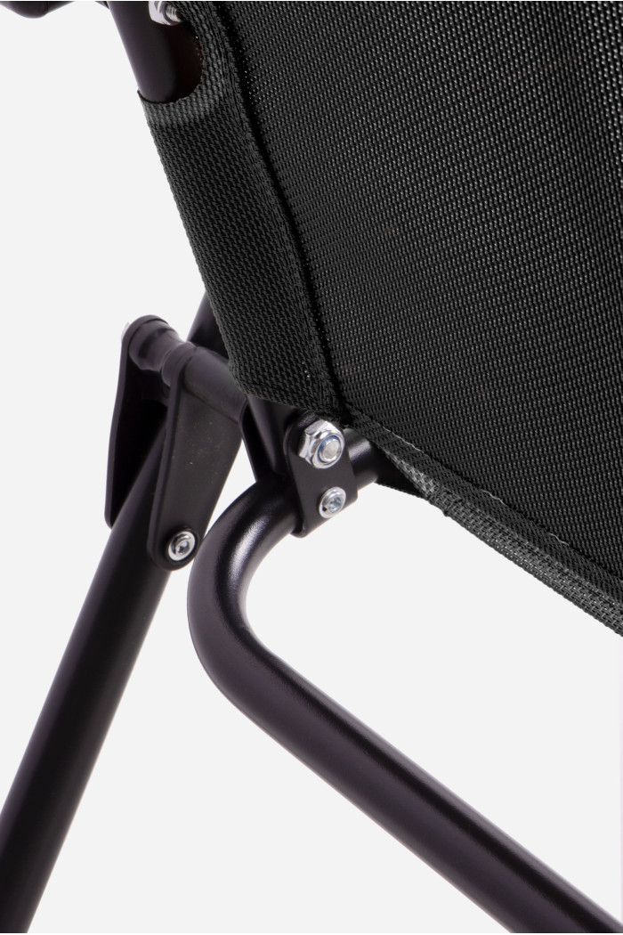SILLA METÁLICA PLEGABLE CON LONA PVC 56X64X91 CM