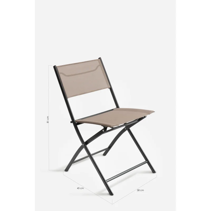 Silla Plegable de Lona y Metal - Esen
