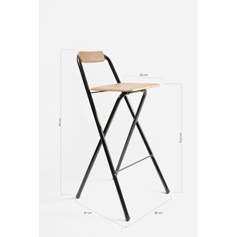 Taburete Plegable Cuadrado Lur | Envío Gratis