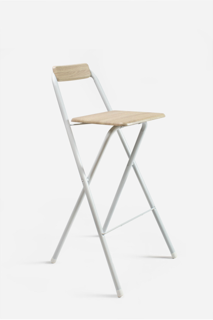 Taburete Alto Plegable Cuadrado