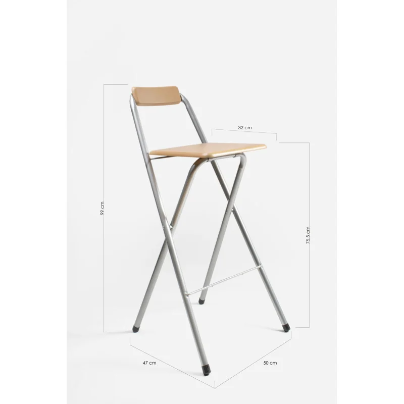 Taburete Plegable Cuadrado Lur | Envío Gratis