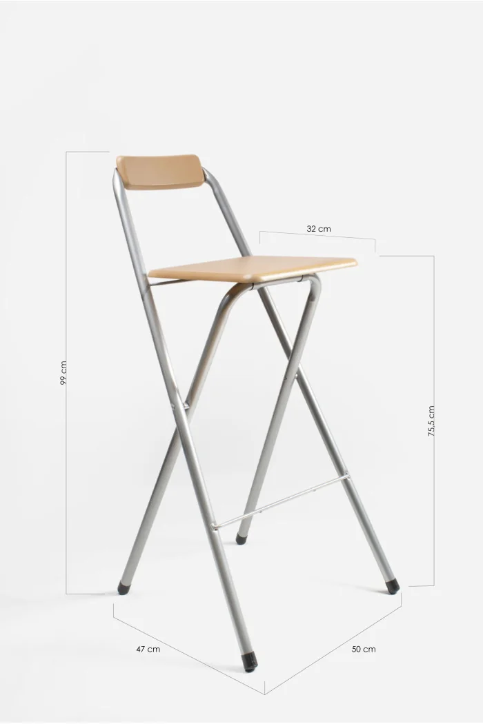 Taburete Plegable Cuadrado Lur | Envío Gratis