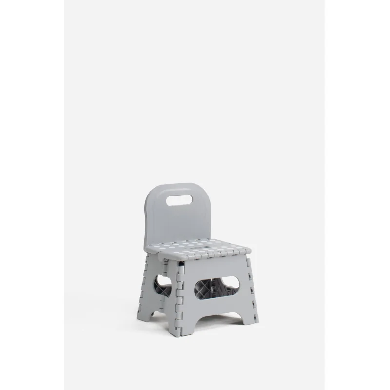 TABURETE PVC PLEGABLE CON RESPALDO