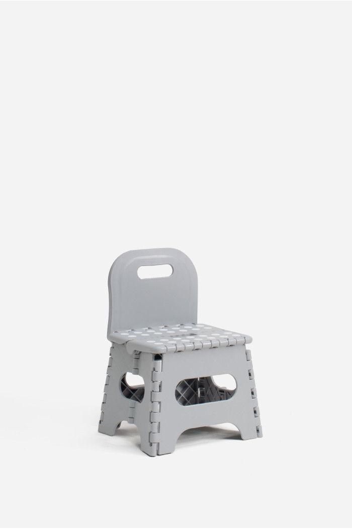 TABURETE PVC PLEGABLE CON RESPALDO