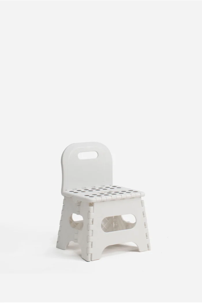 TABURETE PVC PLEGABLE CON RESPALDO