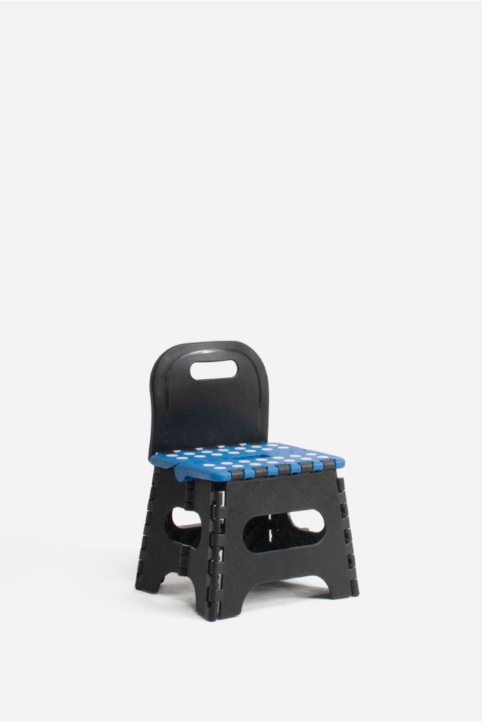 TABURETE PVC PLEGABLE CON RESPALDO