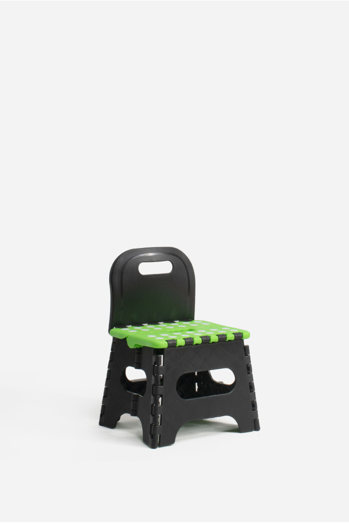 TABURETE PVC PLEGABLE CON RESPALDO