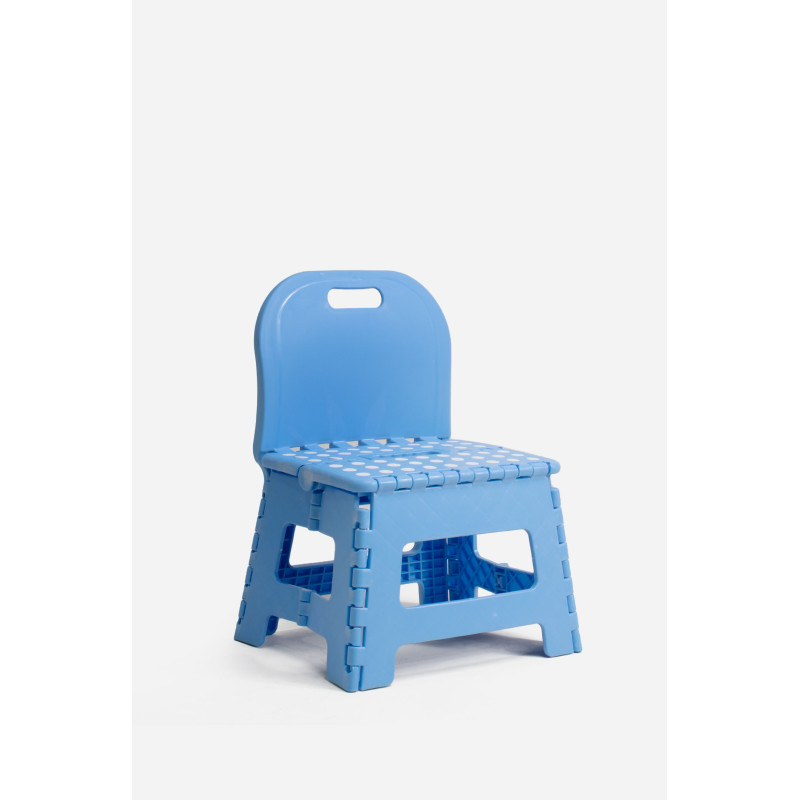 TABURETE PVC PLEGABLE CON RESPALDO