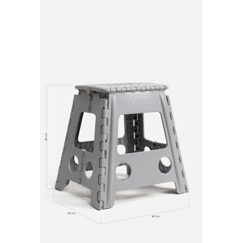 Taburete plegable multiusos antideslizante - Alto. 39 cm x Largo. 29cm