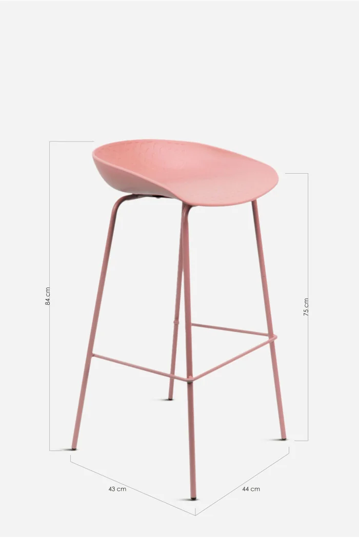 taburete cocina taburete alto de polipropieleno pp metal baratos taburete bar silla alta