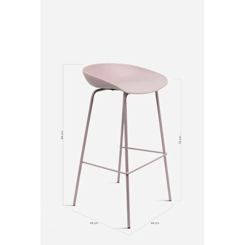 taburete cocina taburete alto de polipropieleno pp metal baratos taburete bar silla alta