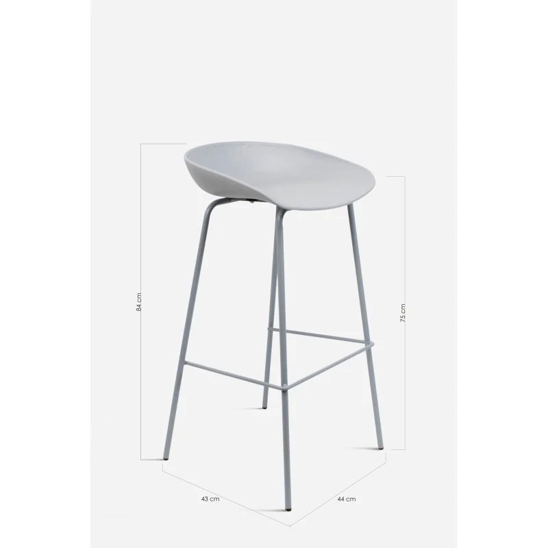 taburete cocina taburete alto de polipropieleno pp metal baratos taburete bar silla alta