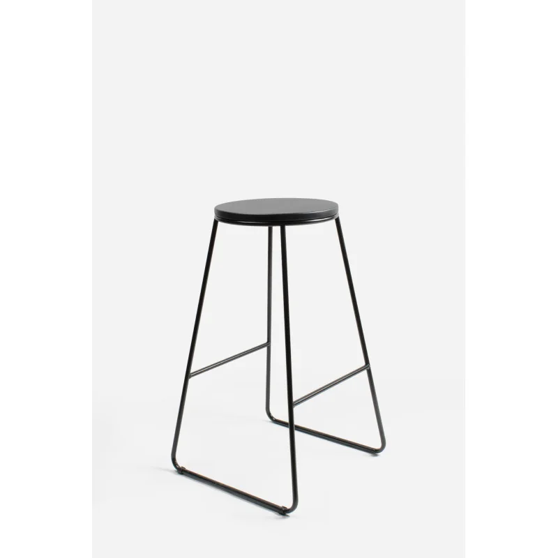 Taburete Alto Industrial Madera y Metal - Arlo