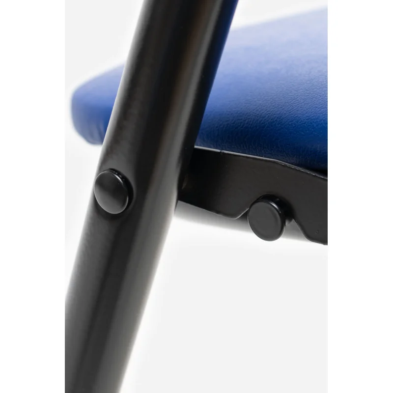 Silla de Metal Plegable Acolchada - 44 x 46 x 79 cm