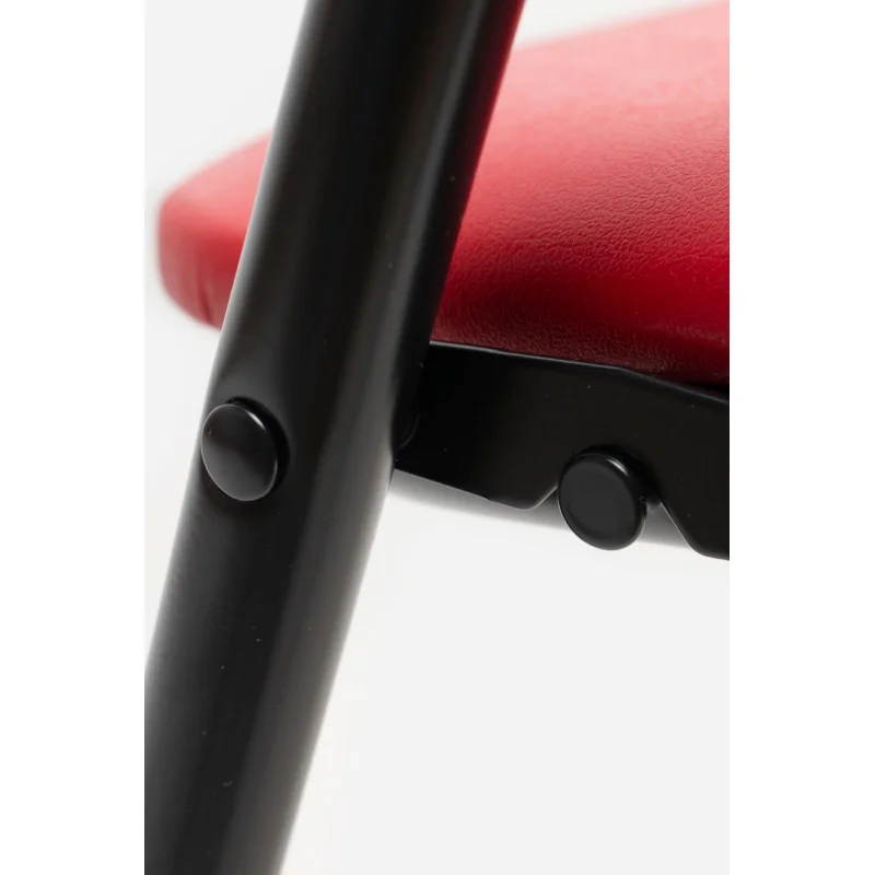 Silla de Metal Plegable Acolchada - 44 x 46 x 79 cm