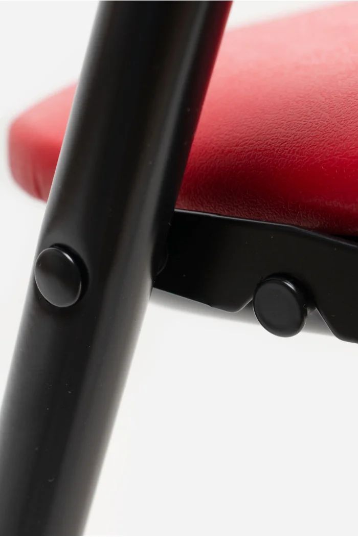 Silla de Metal Plegable Acolchada - 44 x 46 x 79 cm