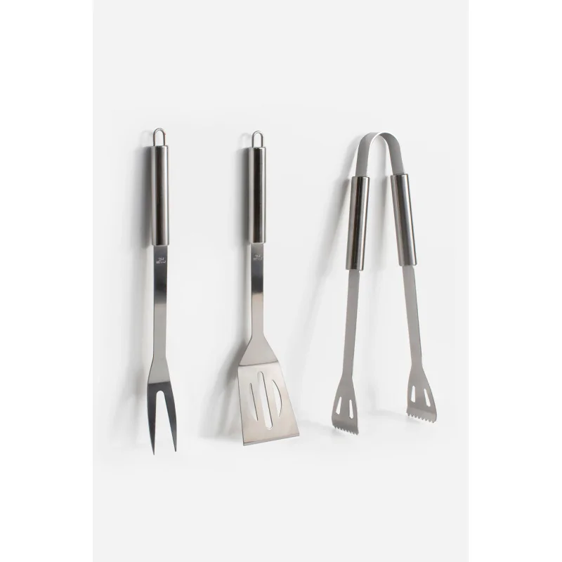 Pack de Cámping - Conjunto de Pícnic Plegable, Barbacoa de Sobremesa y Set de Utensilios Premium
