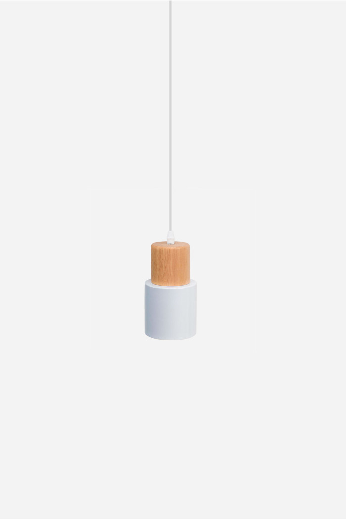 Lámpara de Techo en Aluminio y Madera - Golda
