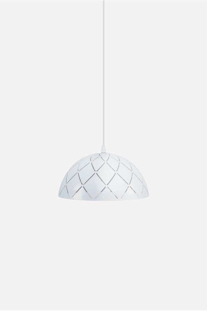Lámpara de Techo en Metal Blanco - Safira