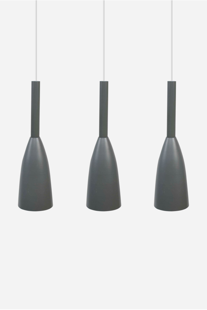 Lámpara de techo en hierro - Gris