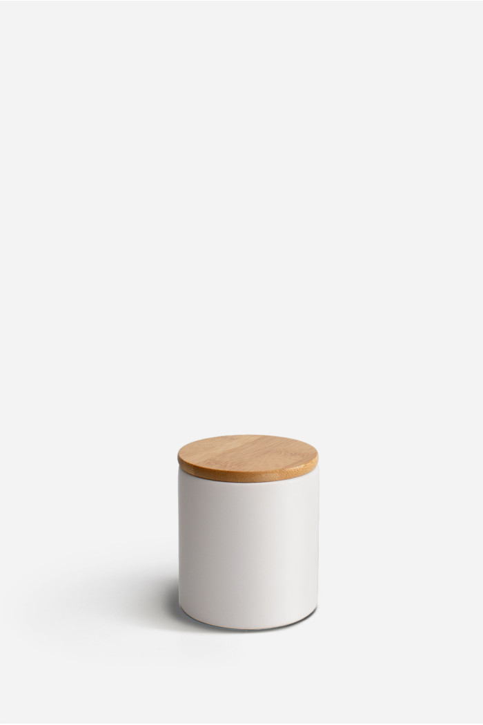 Pack de 2 Tarros de Cerámica con Tapa de Bambú - Varios Modelos