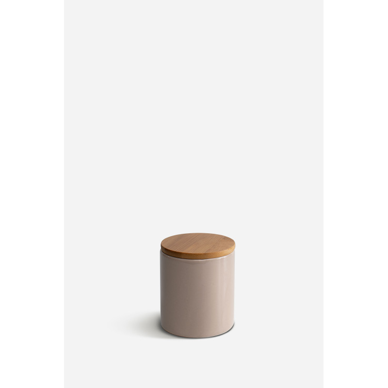 Pack de 2 Tarros de Cerámica con Tapa de Bambú - Varios Modelos