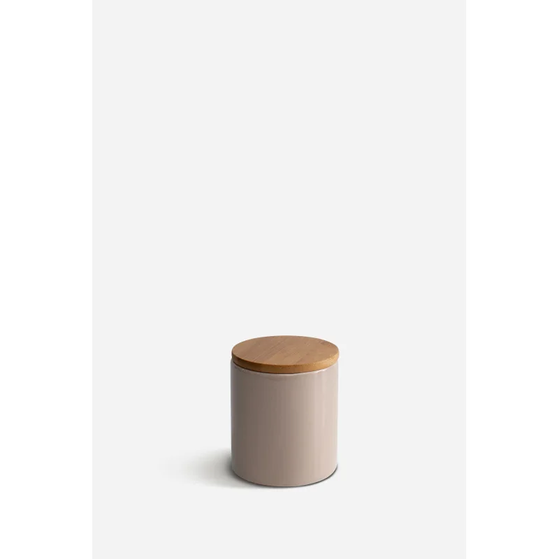 Pack de 2 Tarros de Cerámica con Tapa de Bambú - Varios Modelos