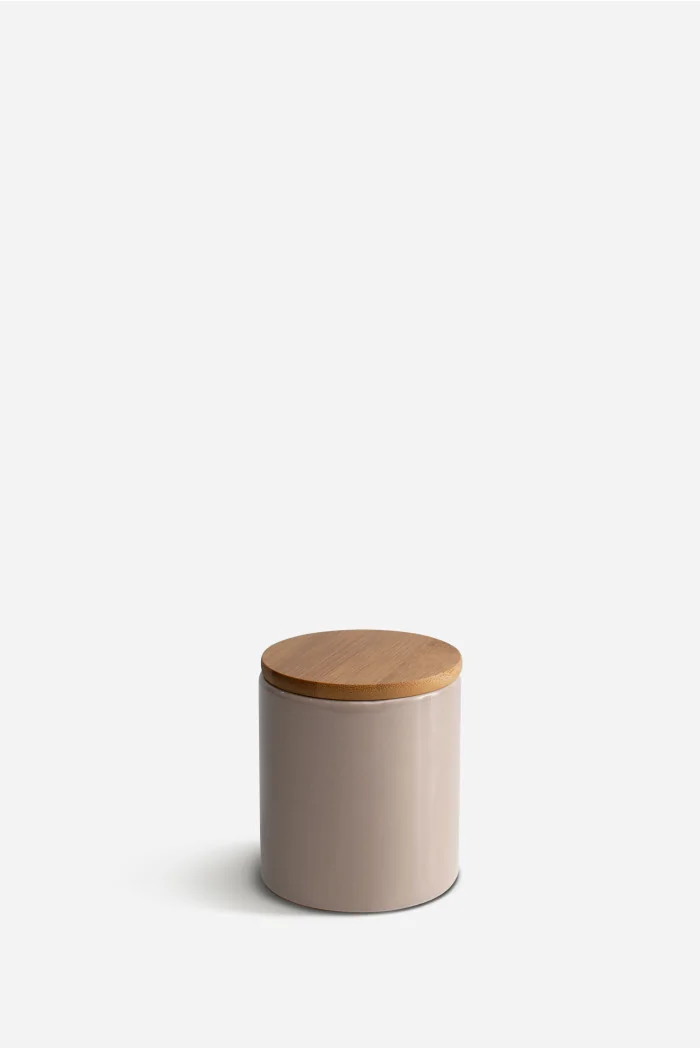 Pack de 2 Tarros de Cerámica con Tapa de Bambú - Varios Modelos