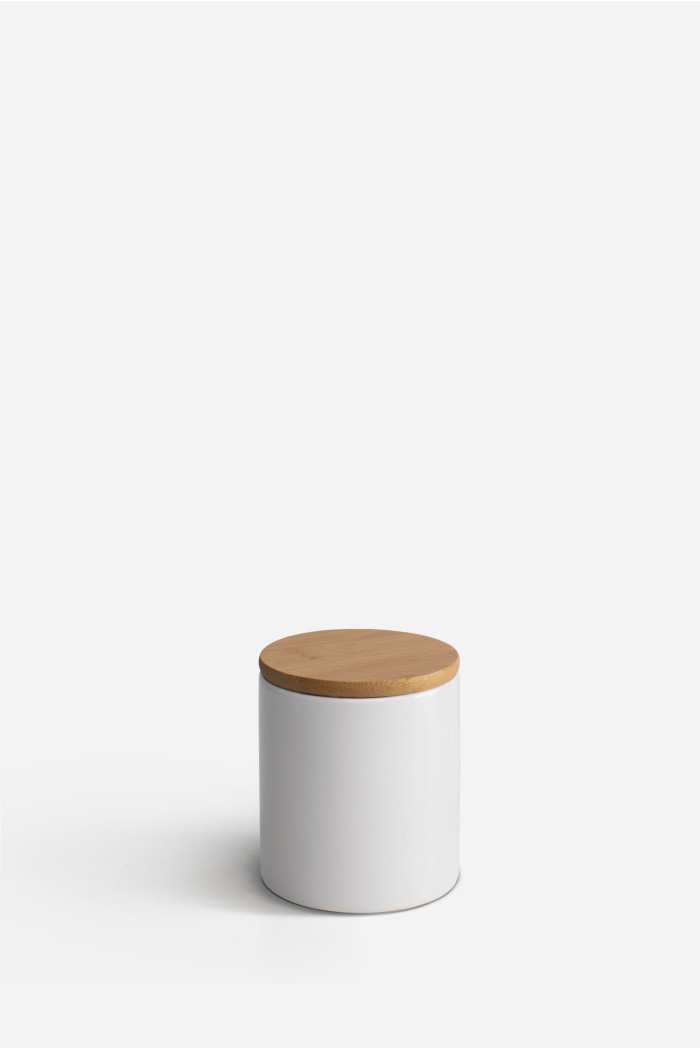 Pack de 2 Tarros de Cerámica con Tapa de Bambú - Varios Modelos