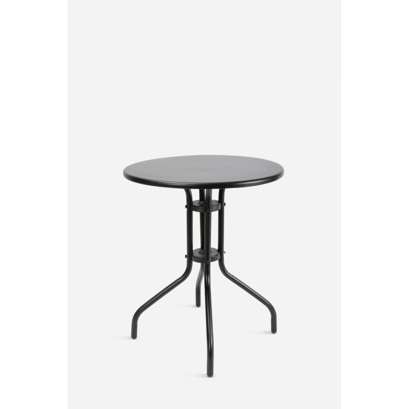 Mesa Redonda de Metal para Jardín Ø60 cm - 3 Colores