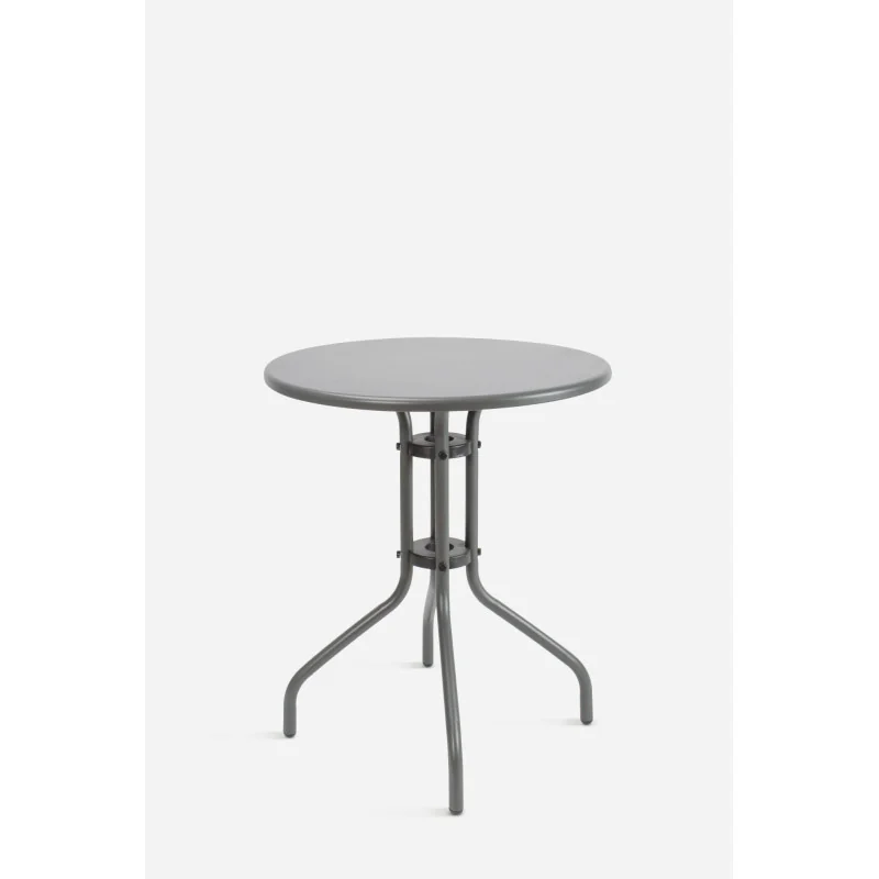 Mesa Redonda de Metal para Jardín Ø60 cm - 3 Colores