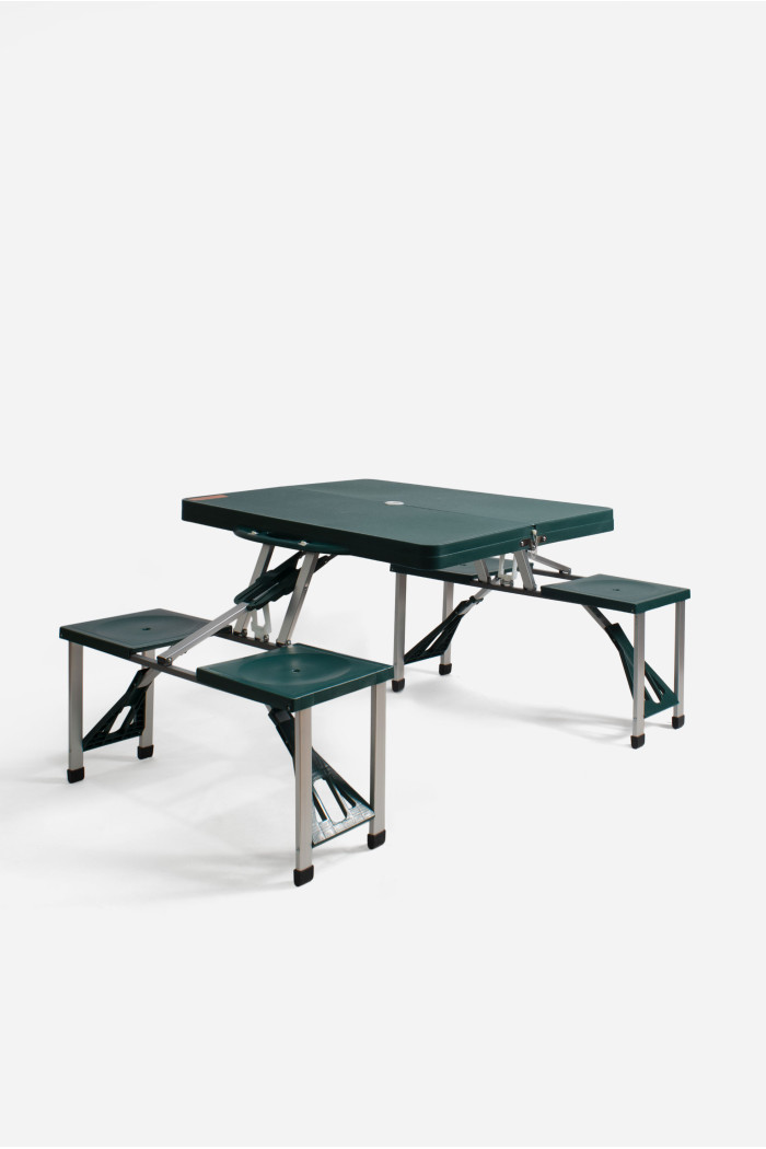 Mesa de Camping Plegable con Asientos