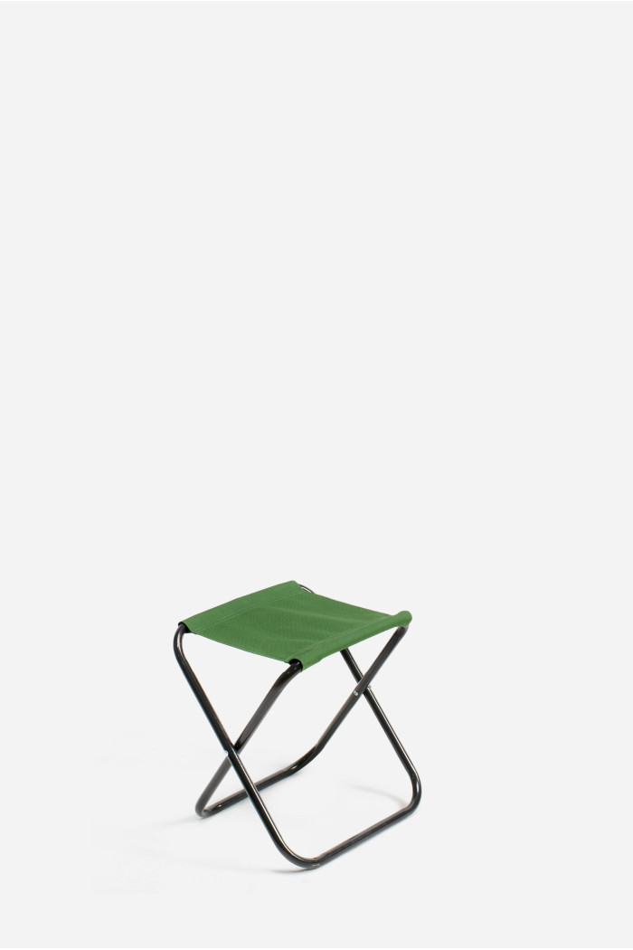 Taburete Plegable de Camping con Estructura de Metal - Varios Colores