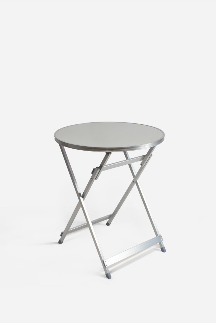 Mesa de Cámping Plegable de Aluminio - D.60x70cm