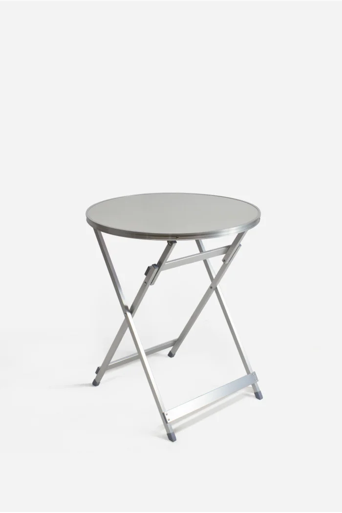 Mesa de Cámping Plegable de Aluminio - D.60x70cm