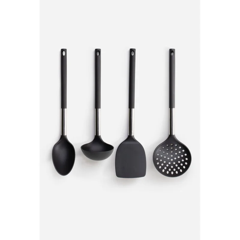 Pack de Utensilios de Cocina de Acero Inoxidable y PP