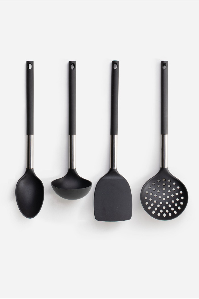 Pack de Utensilios de Cocina de Acero Inoxidable y PP