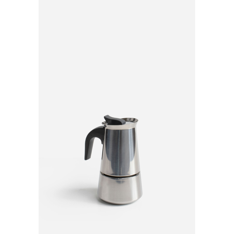 Cafetera Italiana Inducción de Acero Inoxidable - Varios Tamaños