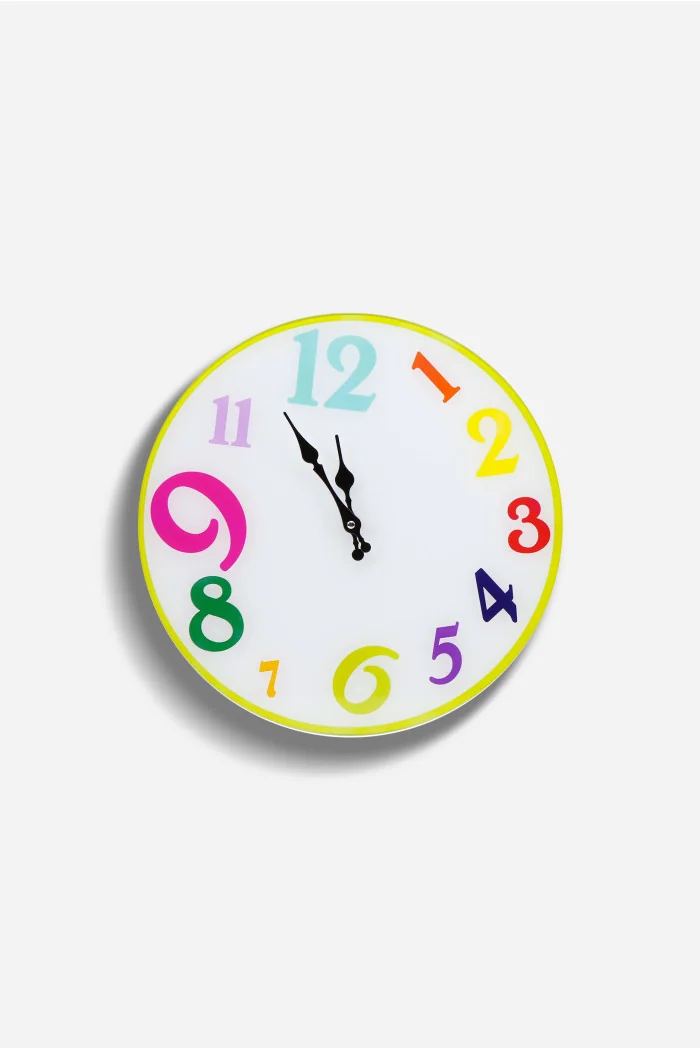 Reloj de Pared de Cristal Moderno en 2 Diseños - Ø38x4.5 cm